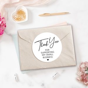 Thank You 2" Stickers (48ct) - MUST BUNDLE
